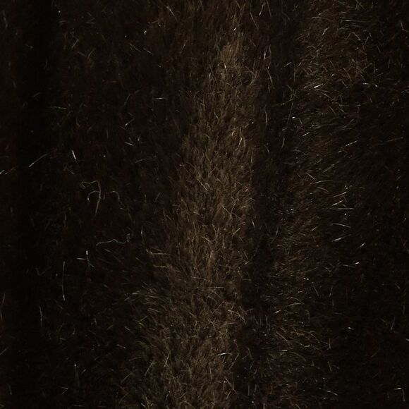 ROYAL MINKE BY HILLMOOR VINTAGE 50'S/60'S BROWN MIDI FAUX FUR COAT SIZE MEDIUM - Picture 12 of 12